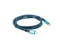 Kabel Lanberg USB-C(M/M) 1,2m 5K 60Hz czarno-niebieski - 1189384