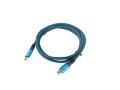 Kabel Lanberg USB-C(M/M) 1,2m 5K 60Hz czarno-niebieski - 1189380