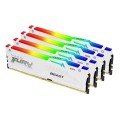 Pamięć DDR5 Kingston FURY Beast RGB 64GB (4x16GB) 5200MHz CL40 1,25V White XMP - 1970273