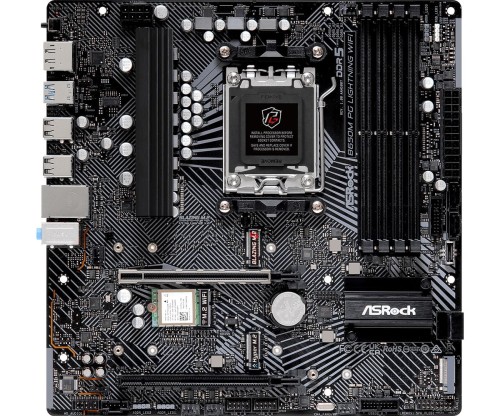 Płyta ASrock B650M PG LIGHTNING WIFI /AMD B650/DDR5/SATA3/M.2/USB3.2/WiFi/BT/PCIe4.0/AM5/mATX - 1970829
