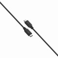 Kabel Silicon Power Boost Link PVC LK15CC, USB-C 1m, black - 1039273