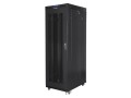 Szafa instalacyjna Rack stojąca 19" 42U 800x1200 czarna drzwi perforowane LCD Lanberg (flat pack) - 1325162