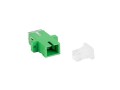 Adapter światłowodowy Lanberg SM SC/APC simplex zaślepka przezroczysta 25szt - 2044682