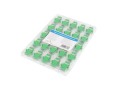 Adapter światłowodowy Lanberg SM SC/APC simplex zaślepka przezroczysta 25szt - 1311922