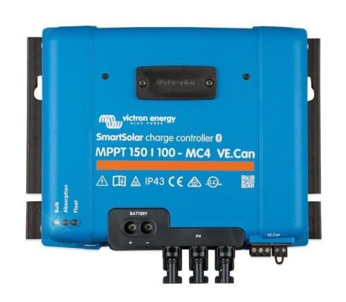 Victron Energy Regulator SmartSolar MPPT 150/100-MC4 VE.Can (12/24/36/48V) - 1799412