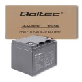 Akumulator AGM Qoltec 12V | 45Ah - 1135627