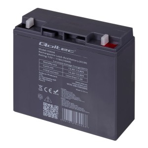 Akumulator AGM Qoltec 12V | 17Ah