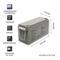 Akumulator AGM Qoltec 12V | 150Ah | 40,1kg - 1320982