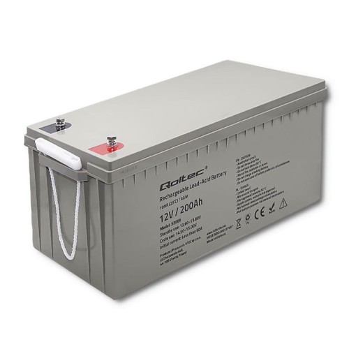 Akumulator AGM Qoltec 12V | 200Ah | 54,1kg - 1320987