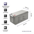 Akumulator AGM Qoltec 12V | 200Ah | 54,1kg - 1320990