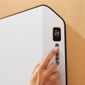 Inteligentny grzejnik konwektorowy Duux Edge 1500 1500 W, Nadaje się do pomieszczeń do 20 m2, Biały, Wewnątrz, Zdalne sterowanie za pomocą smartfona, IP24 - 2048091