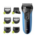 Golarka Braun z trymerem Series 3 Shave&Style 3010BT Czas pracy (maks.) 45 min Na mokro i na sucho NiMH Czarny/Niebieski - 1768681