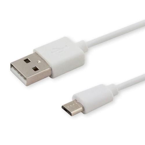Kabel USB 2.0 Savio CL-123 USB A (M) - micro USB B (M) 2,1A, 1m, biały - 910113