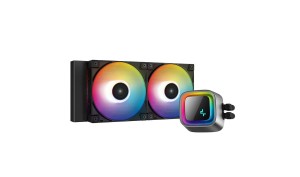 DeepCool LS520 Procesor Chłodnica cieczy all-in-one 12 cm Czarny 1 szt.