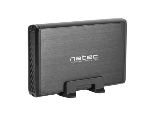Obudowa na dysk HDD/SSD Natec RHINO USB 3.0 3.5" ALU Black Slim - 2051975