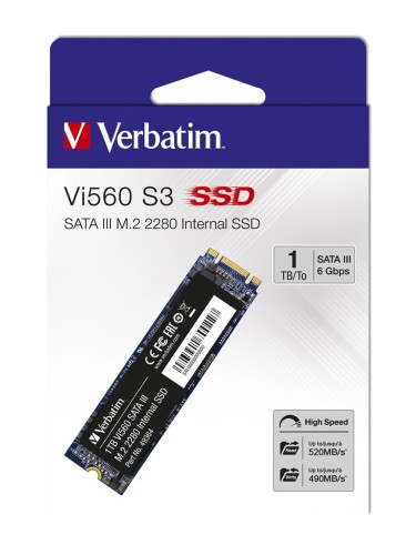 Dysk SSD wewnętrzny Verbatim Vi560 S3 1TB M.2 2280 SATA - 2052009