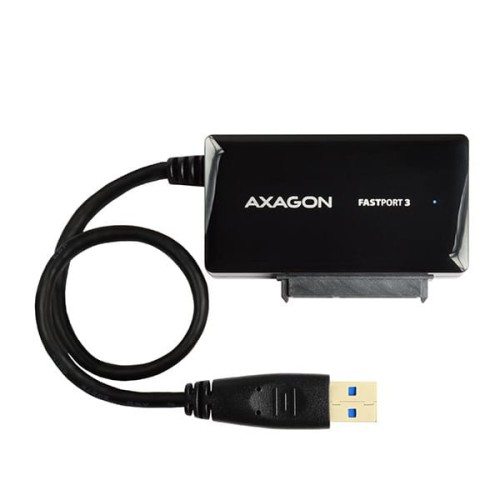 AXAGON ADSA-FP3 FASTPort3 Adapter, USB3.0, HDD/SSD/ODD, SATA 6G - zasilacz sieciowy - 1887026