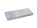 Klawiatura gamingowa Genesis THOR 660 RGB, światło LED RGB, US, biały, bezprzewodowy/przewodowy, połączenie bezprzewodowe, Gateron Red Switch - 1765055