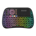Klawiatura bezprzewodowa RGB SAVIO KW-04 BT + 2.4 GHz, TV Box, Smart TV, Konsole, PC, podświetlana - 2053227