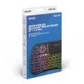 Klawiatura bezprzewodowa RGB SAVIO KW-04 BT + 2.4 GHz, TV Box, Smart TV, Konsole, PC, podświetlana - 2053235