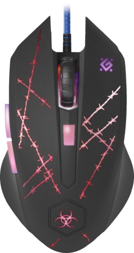 Mysz przewodowa Defender FORCED GM-020L 3200dpi 6P + podkładka Gaming + GRA - 1428616