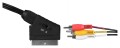 Kabel audio video Savio CL-133 SCART – 3xRCA 2m - 2054179