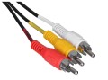 Kabel audio video Savio CL-133 SCART – 3xRCA 2m - 2054178