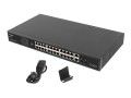 Switch niezarządzalny Lanberg 24x 100Mb PoE+/2x Combo Rack 19" Gigabit Ethernet 360W - 2033564