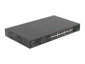 Switch niezarządzalny Lanberg 24x 100Mb PoE+/2x Combo Rack 19" Gigabit Ethernet 360W - 2033565