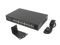 Switch niezarządzalny Lanberg 24x 100Mb PoE+/2x Combo Rack 19" Gigabit Ethernet 360W - 2054849