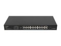 Switch niezarządzalny Lanberg 24x 100Mb PoE+/2x Combo Rack 19" Gigabit Ethernet 360W - 2033568