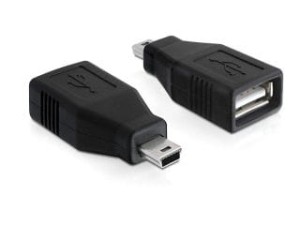 Adapter Delock USB AF->USB Mini(M)