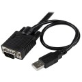 2PORT CABLE KVM WITH VGA USB/AND REMOTE SWITCH BUTTON - 2056943