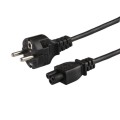 Kabel zasilający Savio CL-81 do notebooka "koniczynka" 1,8m - 750976