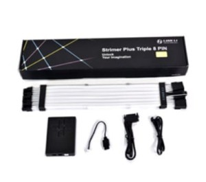 Kabel zasilający Lian Li Strimer Plus Triple 8-Pin RGB PCIe VGA + kontroler