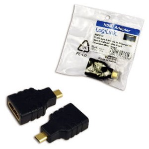 Adapter HDMI LogiLink AH0010 HDMI A > micro HDMI D