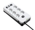 Listwa przeciwprzepięciowa EATON PB6F (6 x UTE; 10 A; kolor biały) - 1674079