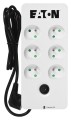 Listwa przeciwprzepięciowa EATON PB6F (6 x UTE; 10 A; kolor biały) - 2057456