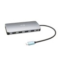 I-TEC USB-C Metal Nano Dock 2x DP 1x HDMI 1x GLAN 1x Audio/Mic 2 xUSB 3.1 2x USB 2.0 1x USB-C Data 1x USB-C 100W PD - 2058484