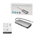I-TEC USB-C Metal Nano Dock 2x DP 1x HDMI 1x GLAN 1x Audio/Mic 2 xUSB 3.1 2x USB 2.0 1x USB-C Data 1x USB-C 100W PD - 2058487