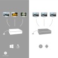 I-TEC USB-C Metal Nano Dock 2x DP 1x HDMI 1x GLAN 1x Audio/Mic 2 xUSB 3.1 2x USB 2.0 1x USB-C Data 1x USB-C 100W PD - 2058488
