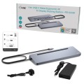 I-TEC USB-C ERGO 3X LCD DOCK/METAL ERGONOMIC 4K DOCK PD 100 W - 1862189