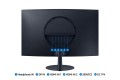 Samsung Zakrzywiony monitor LS32C390EAUXEN 32" VA FHD 16:9 4 ms 250 cd/m2 Czarny ilość portów HDMI 2 75 Hz - 1982924