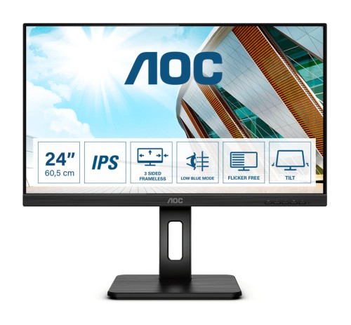 Monitor AOC 23,8" Q24P2Q VGA HDMI DP 4xUSB 3.1 głośniki - 2058995