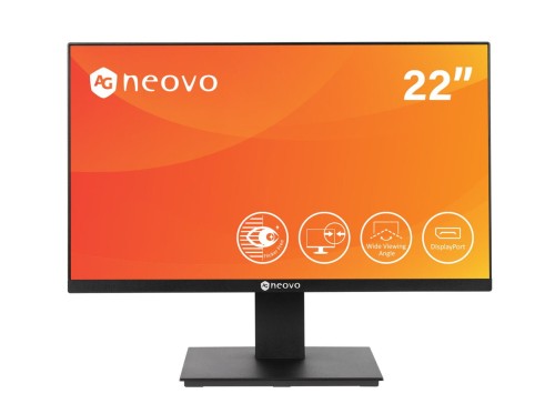 Monitor AG Neovo LA 2202 LED 21,5" FHD VA DisplayPort HDMI VGA SPK 2x1W VESA 18/7 - 2059060
