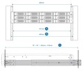 Szyny do serwerów QNAP Rack 2U RAIL-B02 - 795682