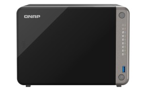 Qnap TS-AI642-8G, Tower, 6 x 2.5"/3.5" SATA, 8-core ARM Cortex 64-bit, onboard 8GB (not expandable), 1 x 2.5GbE + 2 x GbE, External adapter (PSU)