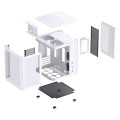 Obudowa Jonsbo TK-1 2.0 Micro-ATX, szkło hartowane - biała - 2029926