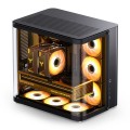 Jonsbo TK-2 2.0 Midi-Tower, Szkło Hartowane - czarne - 2060998