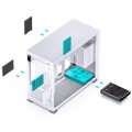 Jonsbo D31 MESH Screen Micro-ATX Case, Tempered Glass - white - 2015253